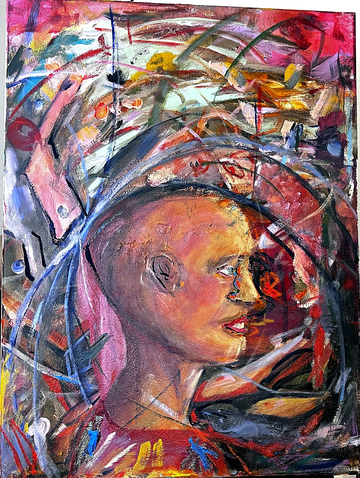 Second Sight, painting by Dylan Blanchard